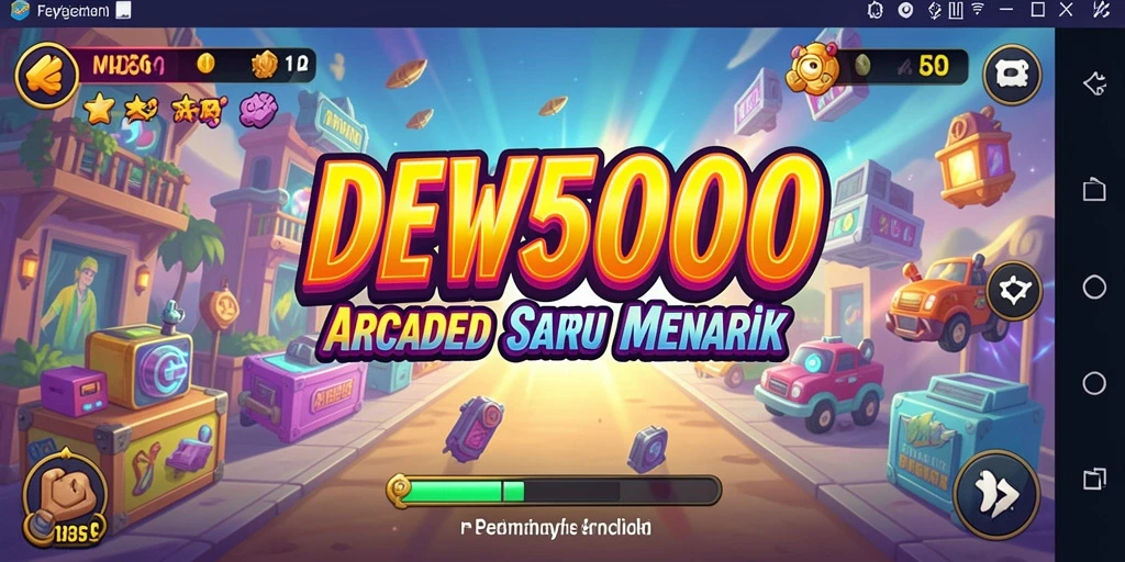 Tampilan gameplay DEWI5000 yang seru dan penuh tantangan.