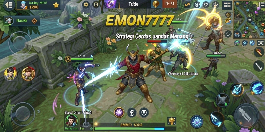 Screenshot gameplay EMON777 menampilkan strategi yang mendebarkan.