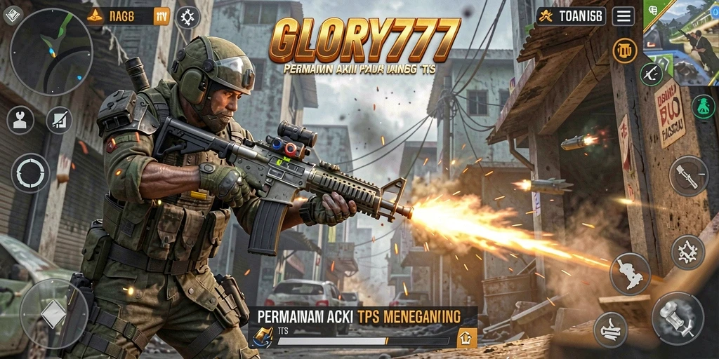 Tangkapan layar menampilkan aksi mendebarkan dalam gameplay TPS.