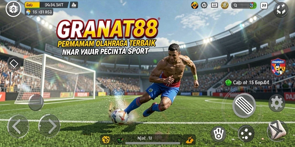 Tampilan gameplay GRANAT88 yang memukau dalam pertandingan olahraga.