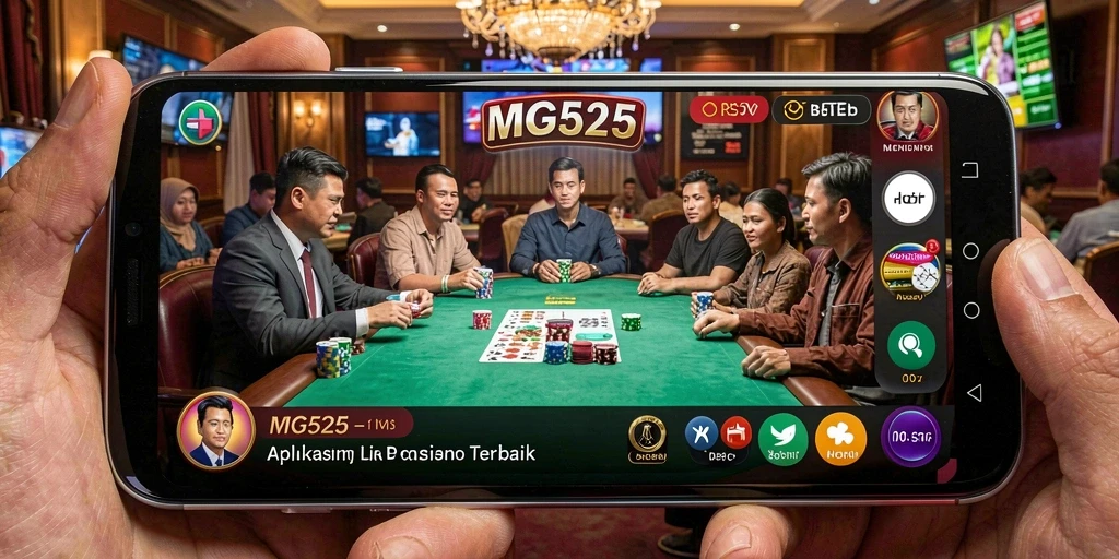 Tampilan gameplay Live Casino yang menarik dan interaktif di MG525.