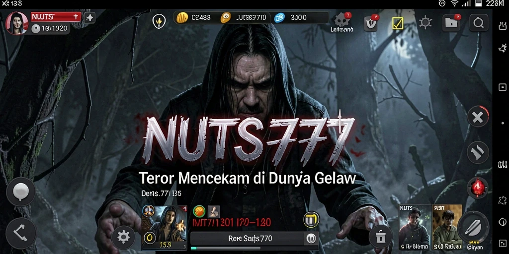 Gameplay NUTS777 yang menegangkan di dunia horror.