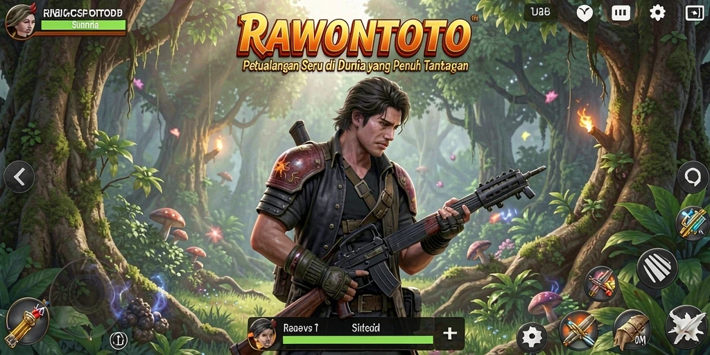 Tampilan gameplay dengan petualangan seru yang mendebarkan.