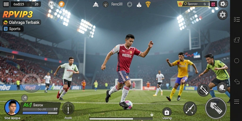 Gameplay RPVIP3 yang mendebarkan dan interaktif.